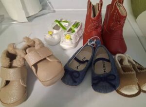 Pairs female baby shoes